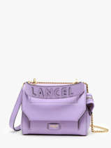 Sac  Main S Ninon Cuir Lancel Violet ninon A09221