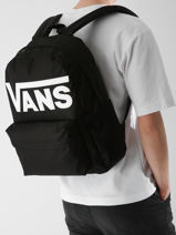 Sac  Dos 1 Compartiment Vans Vert backpack VN000H4Z-vue-porte
