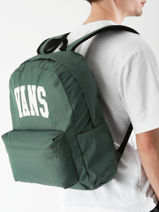 Sac � Dos 1 Compartiment Vans Vert backpack VN000H4W-vue-porte