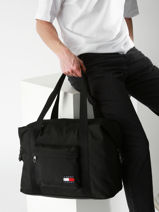 Sac Port� �paule Tommy hilfiger Noir tjm ess daily AM12915-vue-porte