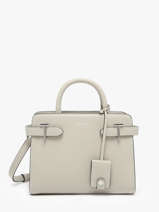 Sac  Main S Emilie Cuir Le tanneur Gris emily PB328670