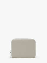 Portefeuille Zipp Emilie Cuir Le tanneur Gris emily AZL355