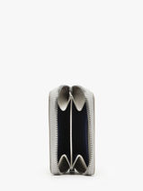 Portefeuille Zipp Emilie Cuir Le tanneur Gris emily AZL355-vue-porte