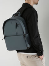Sac � Dos Business Impulsion 2 Compartiments + Pc 15" Etrier Gris impulsion EIMP8282-vue-porte