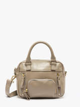 Sac Bandoulire Micro Macy Cuir Nat et nin Beige vintage MICRMACY