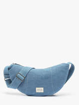 Cross Body Tas Denim Katoen Nat et nin Blauw denim DE