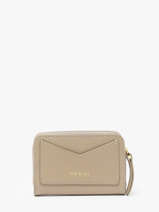 Porte-monnaie  Pia Cuir Nat et nin Beige vintage PIA