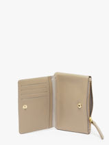 Portefeuille Cuir Nat et nin Beige vintage SOLY-vue-porte