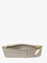 Porte-monnaie Alix Cuir Nat et nin Beige vintage ALIX-vue-porte