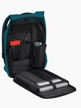 Business Rugzak 1 Compartiment Met 15" Laptopvak Samsonite Blauw securipak 2.0 150941-vue-porte
