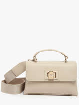 Sac Bandoulire Saffiano David jones Beige saffiano CM7211H
