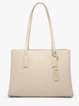 Sac Port paule Saffiano David jones Beige saffiano CM7468