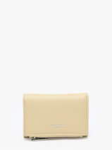 Porte-monnaie Porte-cartes David jones Jaune amsterdam DJ0087