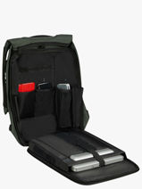 Sac � Dos Business 2 Compartiment + Pc 15" Samsonite Vert securipak 2.0 150941-vue-porte