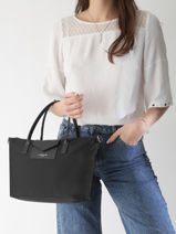 Sac Port� Main Smart Kba Nylon Lancaster Noir smart kba 36-vue-porte