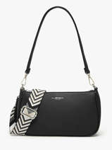 Sac Port paule Et Bandoulire Grained Miniprix Noir grained F3699
