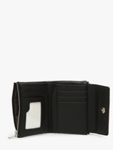 Portemonnee Met Kaarthouder Grained Flora & co Zwart grained F5019-vue-porte