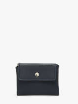 Portemonnee Met Kaarthouder Grained Flora & co Blauw grained F5019