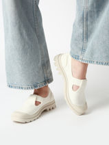 Sneakers Pampa M-jane Washed Palladium Blanc women 94475100-vue-porte