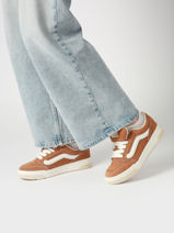 Sneakers En Cuir Vans Marron women D1JBRO-vue-porte