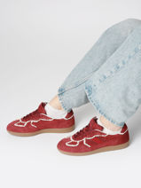 Sneakers Tb.490 En Cuir Alohas Rouge women 10082303-vue-porte