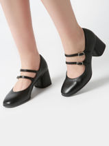 Escarpins En Cuir Tamaris Noir women 44-vue-porte