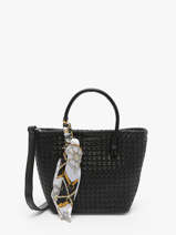 Sac Port Main Et Bandoulire Braided Miniprix Noir braided 1
