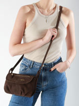 Cross Body Tas Vintage Leder Nat et nin Bruin vintage JENNY-vue-porte