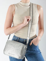 Cross Body Tas Logo Lola casademunt Zilver logo 66-vue-porte