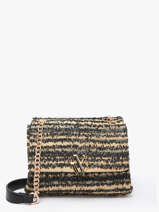 Sac Port� �paule Estival Raphia Vanessa wu Noir estival MA0100