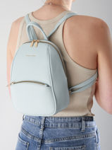 Sac  Dos David jones Bleu amsterdam CM7325-vue-porte