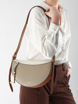 Cross Body Tas Faubourg Leder Lancel Blauw faubourg A13545-vue-porte