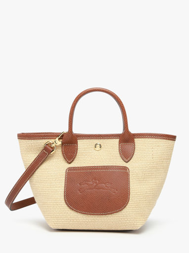 Longchamp New le panier pliage Cross body tas Bruin