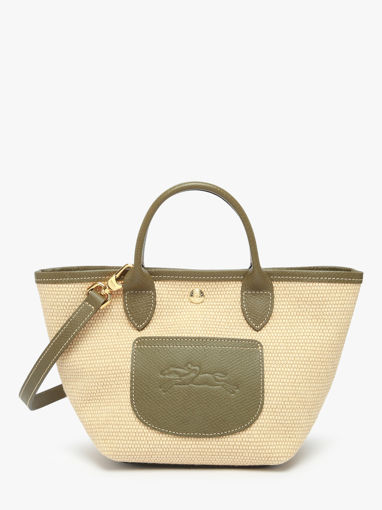 Longchamp New le panier pliage Sac port travers Vert