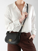 Sac Bandoulire Paulette Cuir Lancel Noir paulette A13330-vue-porte