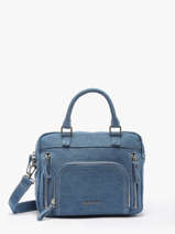 Sac Bandouli�re Denim Coton Nat et nin Bleu denim DE