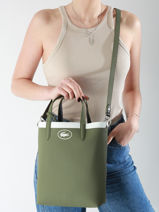 Cross Body Tas Anna Season Lacoste Groen anna season NF4989AS-vue-porte
