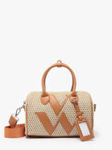 Sac Port Main Resille Vanessa wu Marron resille MA0123
