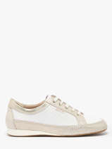 Sneakers Bretta Uit Leder Mephisto Bruin women P5146882
