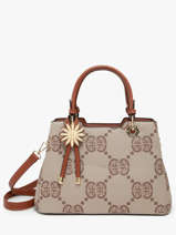 Sac Port Main Signed Miniprix Beige signed 10