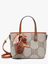 Sac Port Main Signed Miniprix Marron signed 3