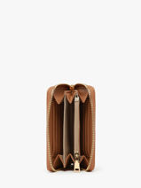 Portefeuille Laurent david Marron ld wallets 1-vue-porte
