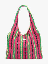 Sac Port paule Crochet Wouf Multicolore crochet XTO25011
