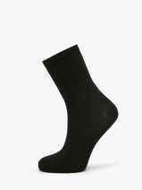 Chaussettes Pieces Noir socks women 17109883