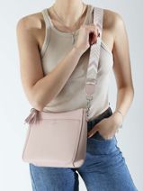 Cross Body Tas Grained Miniprix Roze grained F8575-vue-porte