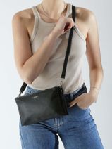 Sac Bandoulire Grained Miniprix Noir grained H6995-vue-porte