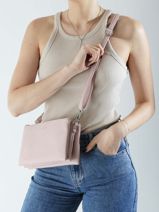 Cross Body Tas Grained Miniprix Roze grained H6995-vue-porte