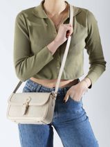 Sac Bandoulire Judy Hexagona Beige judy 6520144-vue-porte