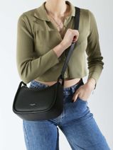 Sac Bandoulire Gent David jones Noir gent CM7164A-vue-porte