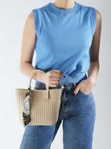 Sac Port Main Et Bandoulire Braided Miniprix Beige braided 1